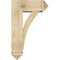 Ekena Millwork Thorton Arts and Crafts Rough Sawn Bracket w/ Offset Brace, Douglas Fir, 8"W x 20"D x 32"H BKT0806X20X32THR03RDF - alternate 4